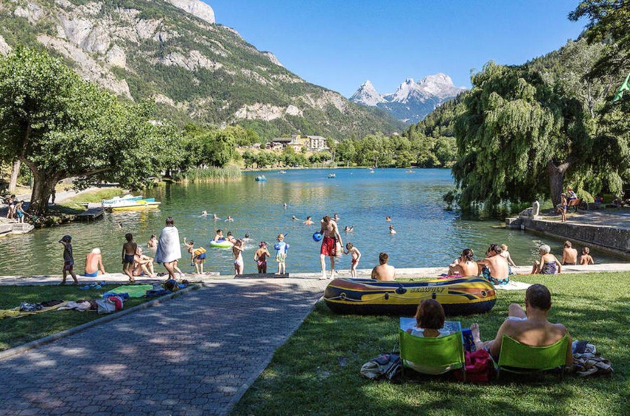 Studio Chaleureux A Uvernet Fours 25M² Avec Vue Montagne Buitenkant foto