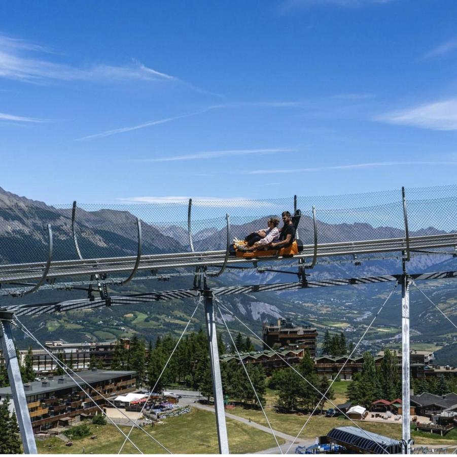 Studio Chaleureux A Uvernet Fours 25M² Avec Vue Montagne Buitenkant foto